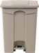 Jantex beige pedaal afvalbak 65Ltr