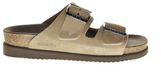 Mephisto Taupe Dames Slipper 2 Gespen maat 42