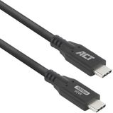 ACT USB-C kabel 0,5 M USB 3.0 10 Gbps 60W Zwart