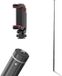 Ulanzi Smartphone selfie stick: Extra Lange Selfie Stick 160cm met Ulanzi ST-06S kantelbare telefoonhouder - Zwart