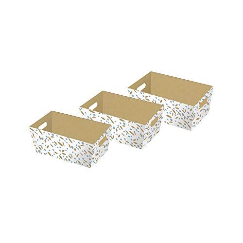 Clairefontaine K-28806-BXC - Set of 3 Baskets - Minimalist Design