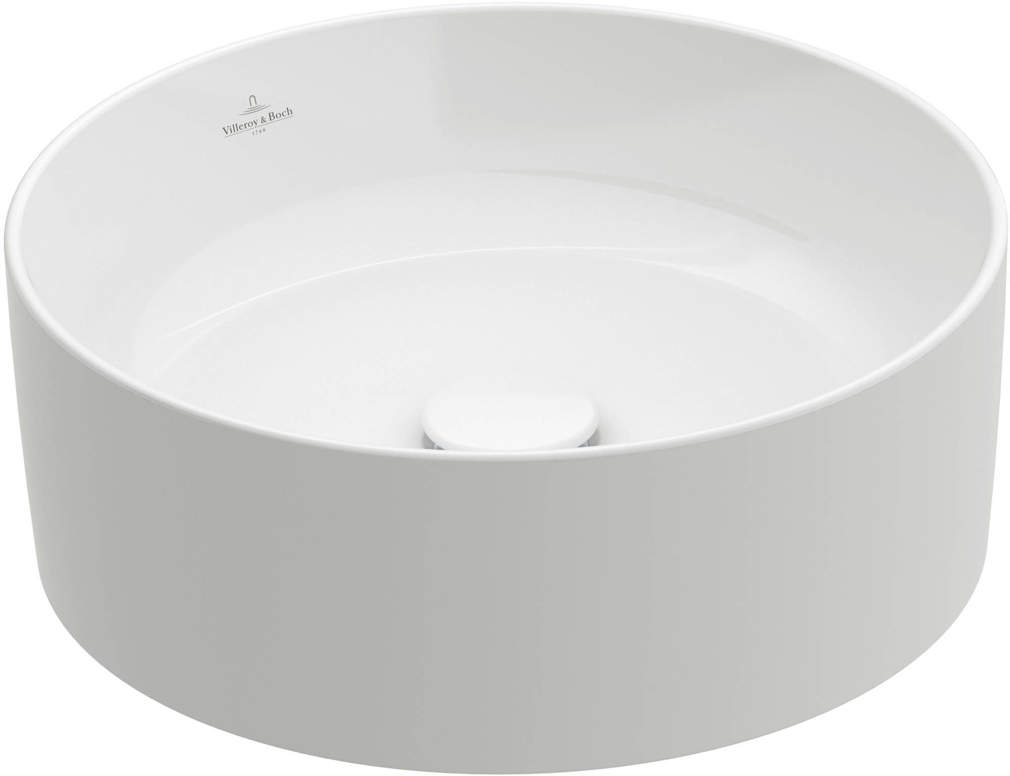 Villeroy & Boch Collaro Opzetwastafel 40x14,5cm Stone White CeramicPlus