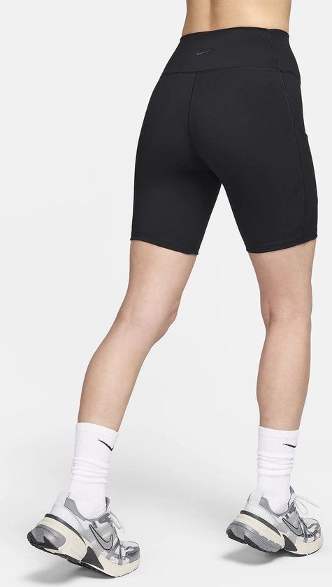 NIKE - One Women's High-Waisted Biker Shorts - Black - XS