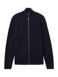 TOM TAILOR Gilet tricot bleu nuit