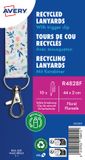 AVERY Textiel keycords rPET 'floral', 20 x 440 mm