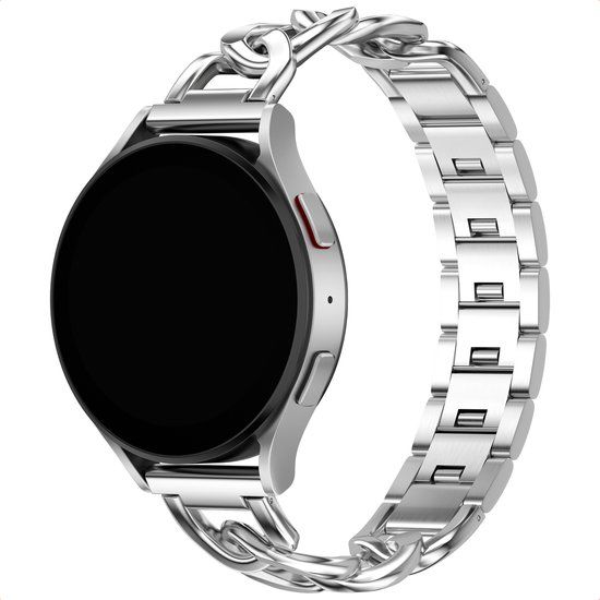 Selencia Chain bandje - Universeel 20 mm aansluiting - Zilver