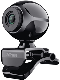 Trust Exis Webcam - 0.3MP, 640 x 480, USB 2.0, Black