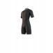 Mystic Brand 3/2 Shorty combinaison pour hommes XS Noir Bleu