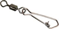 Spro Rolling Swivel+Hook Snap - Haakmaat 8 - Zilver