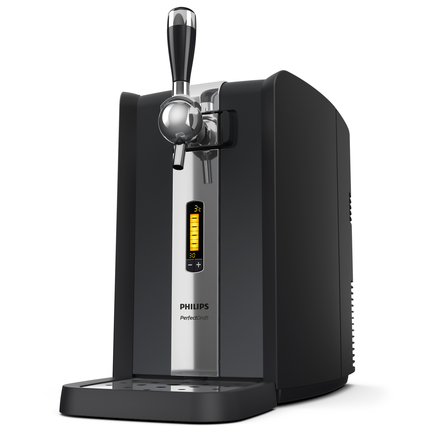 Philips PerfectDraft HD3720/25 Thuistap - Zwart/Chroom