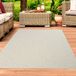 Tapis d'extérieur beige-brun 120 x 170 cm