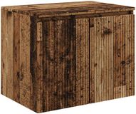 vidaXL Wandgemonteerde Badkamerkast Oud hout 62,5 x 44,5 x 50 cm