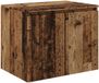 vidaXL Wandgemonteerde Badkamerkast Oud hout 62,5 x 44,5 x 50 cm