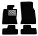 Vloermatten Mini Vloermatten voor Mini (R56) vanaf 2006-2014, perfecte pasvorm, antislip, versterkte rubberen hielbekleding, bevestigingssysteem