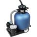 monzana® Panda Système de filtration à sable piscine 11000 L/h avec préfiltre vanne 4 voies