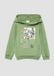 s.Oliver - Sweatshirt met capuchon en fotoprint - Lichtgroen