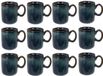 Cosy & Trendy Mok Bilbao - 12 stuks - Blauw - 170 ml - Keramiek