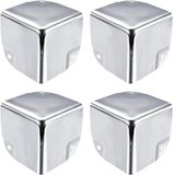 PAST Precision Components Ltd. Protection d'angle et protection de bord pour boîte métallique couleur argent - 50 x 50 x 50 mm - 4 pièces