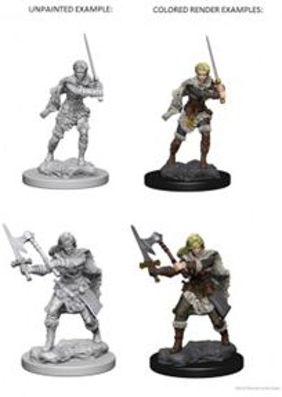 WizKids Dungeons and Dragons Nolzur's Marvelous Miniatures: Human Barbarian, Female