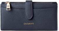Lazarotti Bologna Leather Portemonnee Leder 20 cm - Dames - Horizontaal - navy