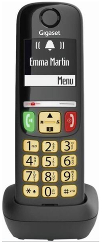 Gigaset A735 Systeem - Draadloze telefoon voor senioren - Zwart