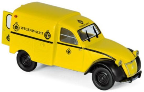 Norev Citroen 2CV AZU Wegenwacht 1959 Geel 1:43