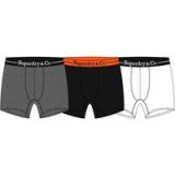 Superdry & Co Boxershorts grijs / rood / zwart / wit