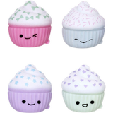 Squish Meez Cupcake Cuties Squishy Knijpspeelgoed - Assorti