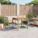 Maison Exclusive - Ensemble de jardin 3 pièces avec coin repas et coussins, gris, en polyrotin