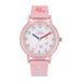 Prinzessin Lillifee Polshorloge meisjes kinderkwartshorloge analoog, met textielband, roze, 3 bar waterdicht, geleverd in horlogegeschenkverpakking, 2031753