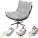 FLASIDU Flachsofa / Boden-sessel, Relaxsessel, Gepolstertes Design, Mit Verstellbarer Rückenlehne Und 360°-drehfunktion