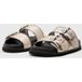 AllSaints Sian Raffia Sandal Silver