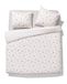 HEMA Housse de couette 240x200/220 cm coton doux pois colorés (blanc)