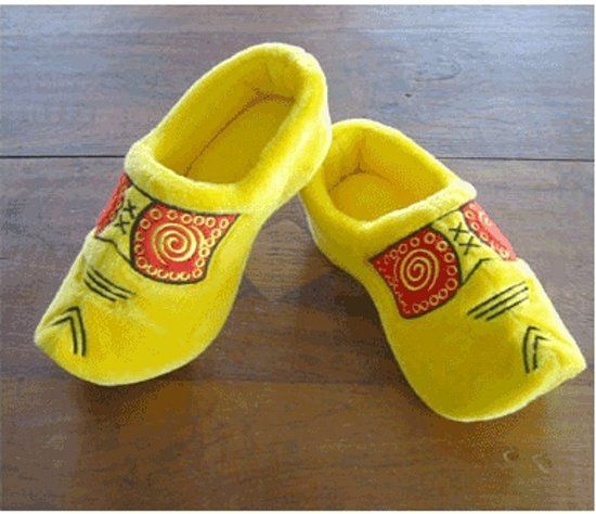 Bellatio Clogs pantoffels geel klomp 38-39