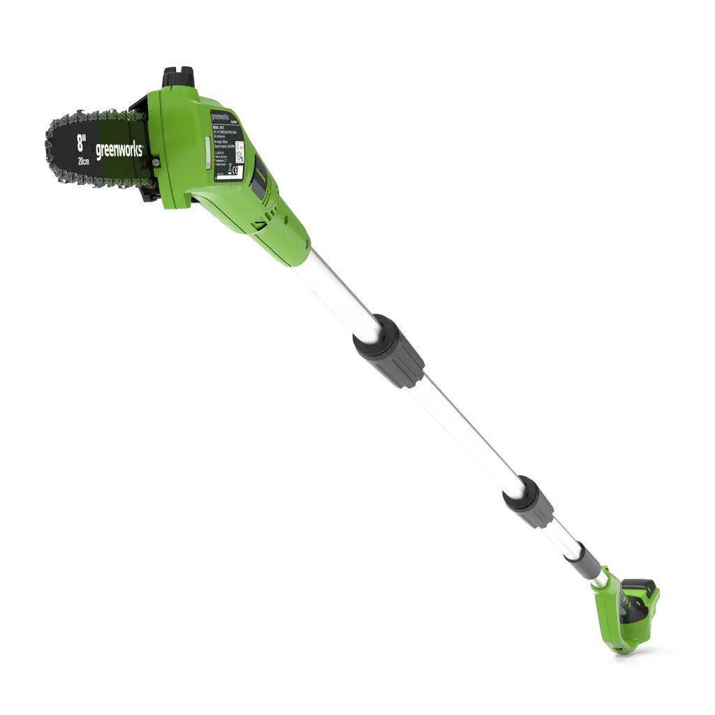Greenworks G24PS20 - Elektrische paalzaag - Groen/Zilver