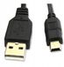 GSM Hurt câble USB-A vers Mini-USB 5m Noir