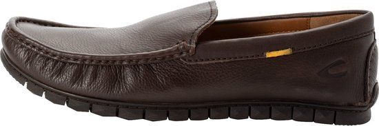 camel active Leren slippers heren - Maat 42 - Donker bruin - Slides - Lente/Zomer 2024