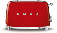 Smeg TSF01RDEU Broodrooster - Rood - 950W - 2 Slices