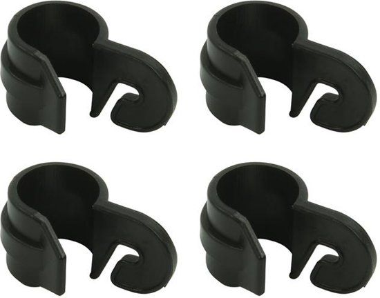 ProPlus Tentclips Met Haak 19 - 22 Mm Zwart Per 4 Stuks