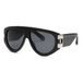 Philipp Plein SPP127M Lunettes de soleil Noir Fumée / CAT3 Homme