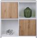 Interlink SAS Multifunctionele kast Pepeto | 77 x 30 x 77 cm | Wit