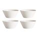 Scandi Living Lot de 4 bols Kalk 60cl blanc