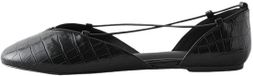 Next - Dames - Forever Comfort® tweedelige Ghillie ballerina's - Zwart