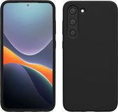 kwmobile telefoonhoesje geschikt voor Samsung Galaxy S23 Plus - Hoesje met siliconen coating - Smartphone case in mat zwart