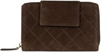 bugatti Fabia Ladies Zip Wallet Brown