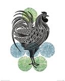 The Art Group Amanda Colville (Cockerel) - Kunstdruk 40 x 50cm, Papier, Multi kleuren, 40 x 50 x 1,3 cm