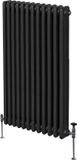 MonsterShop Monster Group BV Verticale 3-kolomsradiator - Zwart - 1500x562 mm - 7046 BTU