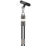 Lanyard Laadkabel Type-C / Type-C 120 cm zwart