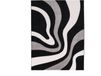 Diamora Tapis moderne noir 120x170 cm
