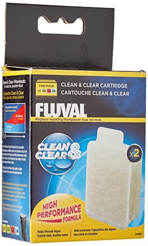 Fluval U Internal Filter Clean and Clear Cartridge, White
